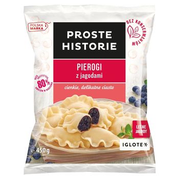 Proste Historie Pierogi z jagodami 450 g