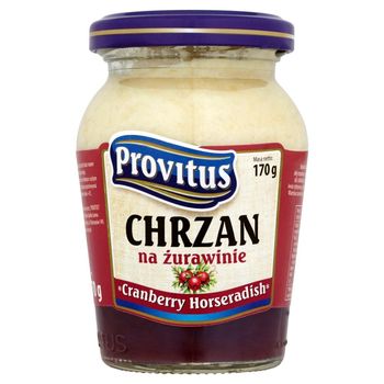 Provitus Chrzan na żurawinie 170 g