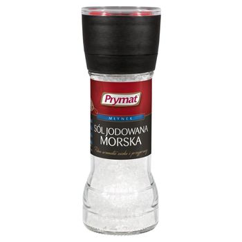 Prymat Młynek Sól morska jodowana 110 g