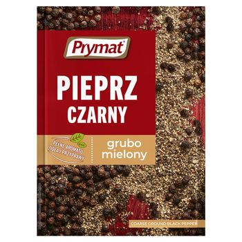 Prymat Pieprz czarny grubo mielony 15 g
