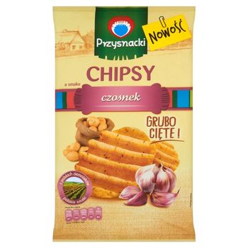Przysnacki Chipsy o smaku czosnek 135 g