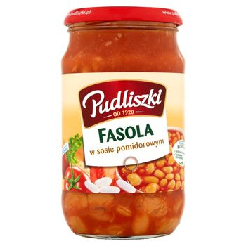 Pudliszki Fasola w sosie pomidorowym 620 g