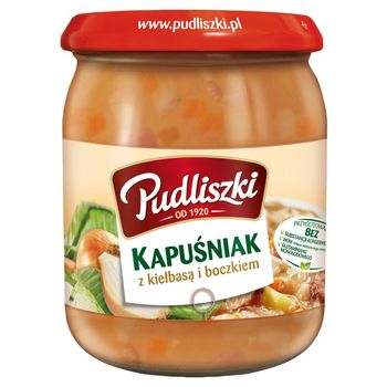 Pudliszki Kapuśniak z kiełbasą  i boczkiem 500 g