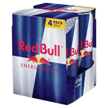 Red Bull Energy Drink Napój energetyczny 4 x 250 ml