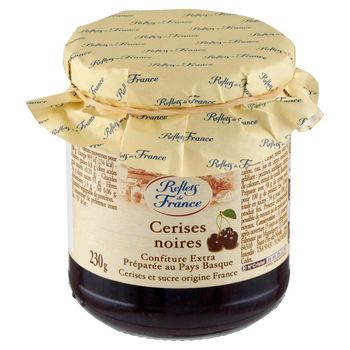 Reflets de France Dżem ekstra z czarnych wiśni 230 g
