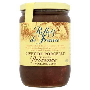 Reflets de France Gulasz wieprzowy w sosie borowikowym 600 g