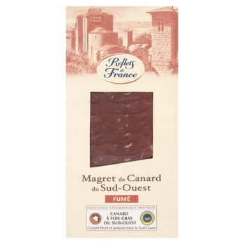 Reflets de France Pierś z kaczki wędzona plastrowana 90 g