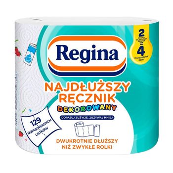 Regina Najdłuższy Ręcznik dekorowany 2 rolki