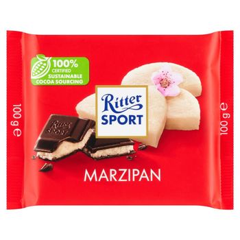 Ritter Sport Czekolada deserowa z nadzieniem marcepanowym 100 g