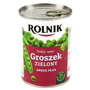 Rolnik Urodzaj smaku Groszek zielony 400 g