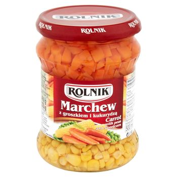 Rolnik Marchew z groszkiem i kukurydzą 460 g