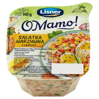SALATKA WARZ Z JAJKIEM 150g LISNER