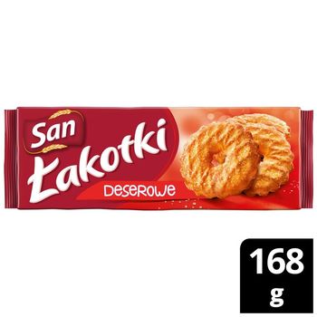 San Łakotki herbatniki deserowe dekorowane cukrem - 168 g