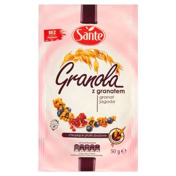 Sante Granola z granatem i jagodą 50 g
