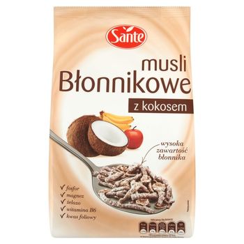 Sante Musli błonnikowe z kokosem 200 g