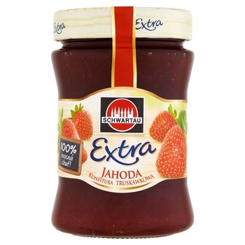 Schwartau Extra Konfitura truskawkowa 340 g