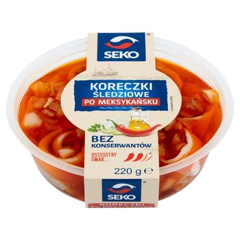 SEKO Koreczki śledziowe po meksykańsku 220 g