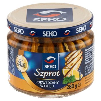 Seko Szprot podwędzany w oleju 280 g