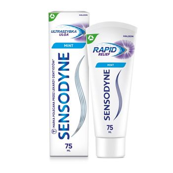 Sensodyne Rapid Pasta do zębów z fluorkiem ultraszybka ulga 75 ml