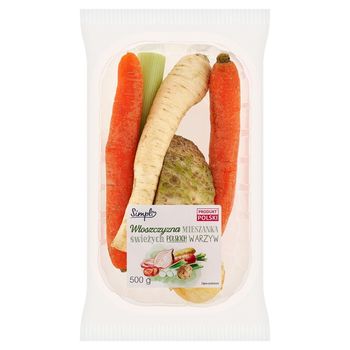 Simpl Włoszczyzna mieszanka świeżych polskich warzyw 500 g