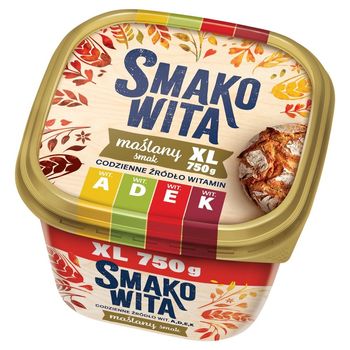 Smakowita XL Margaryna maślany smak 750 g