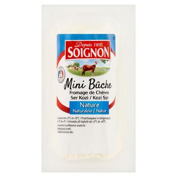Soignon Mini Bûche Ser kozi naturalny 110 g
