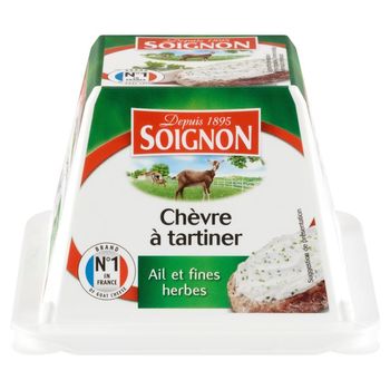 Soignon Ser twarogowy do smarowania czosnek i zioła 140 g