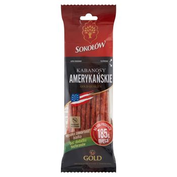 Sokołów Gold Kabanosy amerykańskie 120 g