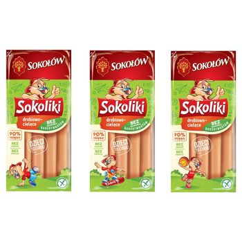 Sokołów Sokoliki Produkt drobiowy z cielęciną 140 g