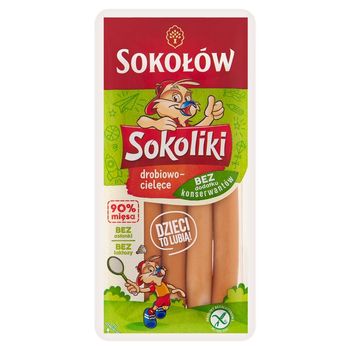 Sokołów Sokoliki Produkt drobiowy z cielęciną 140 g