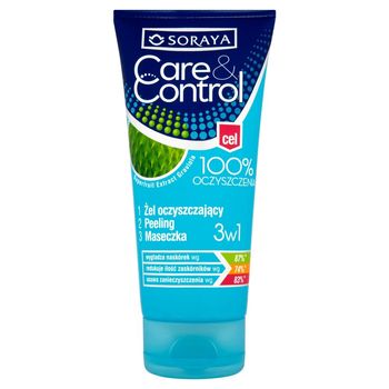 Soraya Care&Control 3w1 Żel oczyszczający peeling maseczka 150 ml