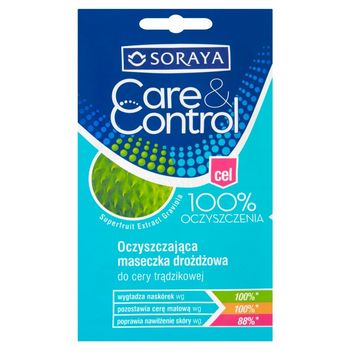 Soraya Care&Control Oczyszczająca maseczka drożdżowa 2 x 5 ml