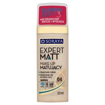 Soraya Expert Matt Make-up matujący 04 opalony 33 ml