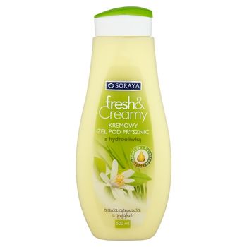 Soraya Fresh & Creamy Kremowy żel pod prysznic z hydrooliwką trawa cytrynowa i grejpfrut 500 ml
