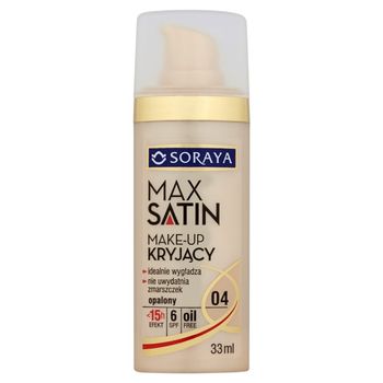 Soraya Max Satin Make-up kryjący 04 opalony 33 ml