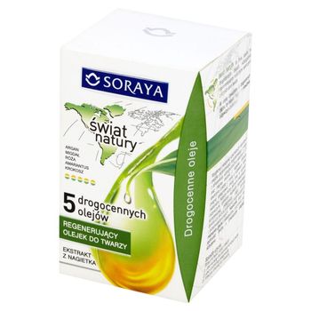 Soraya Świat Natury Regenerujący olejek do twarzy 5 drogocennych olejów 50 ml