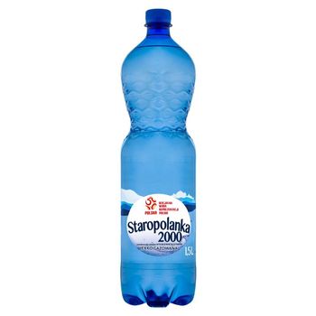 Staropolanka 2000 Naturalna woda mineralna wysokozmineralizowana lekko gazowana 1,5 l