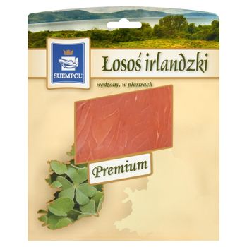Suempol Łosoś irlandzki wędzony w plastrach premium 100 g