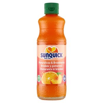 Sunquick Koncentrat napoju pomarańcza & brzoskwinia 580 ml