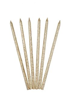 Świeczki party - eko-brokat