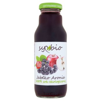 Symbio Jabłko aronia 100% sok ekologiczny 300 ml