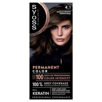 Syoss Permanent Color Krem koloryzujący 4_1 średni brąz