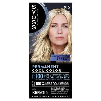 Syoss Permanent Cool Color Krem koloryzujący 9_5 mroźny perłowy blond