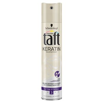 Taft Keratin Extra Strong Lakier do włosów 250 ml