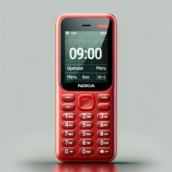 Telefon NOKIA 106 – Czerwona