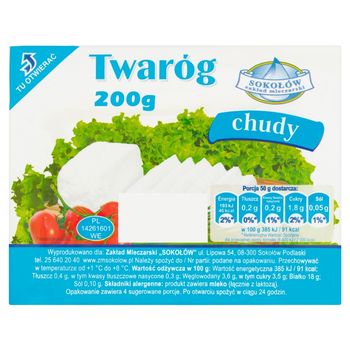 Twaróg chudy 200 g