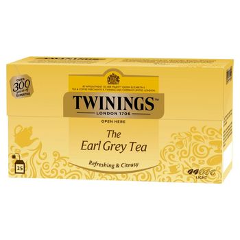 Twinings Earl Grey Czarna herbata z aromatem bergamoty 50 g (25 torebek)