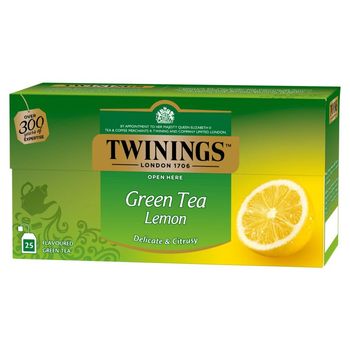 Twinings Zielona herbata o smaku cytrynowym 40 g (25 torebek)
