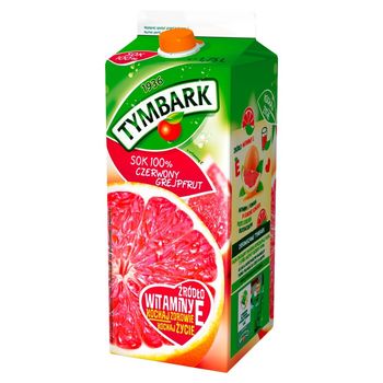 Tymbark Czerwony grejpfrut Sok 100% 1,75 l