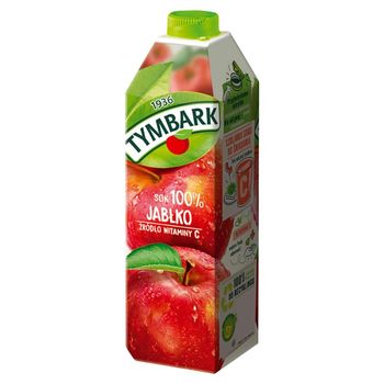 Tymbark Sok 100 % jabłko 1 l